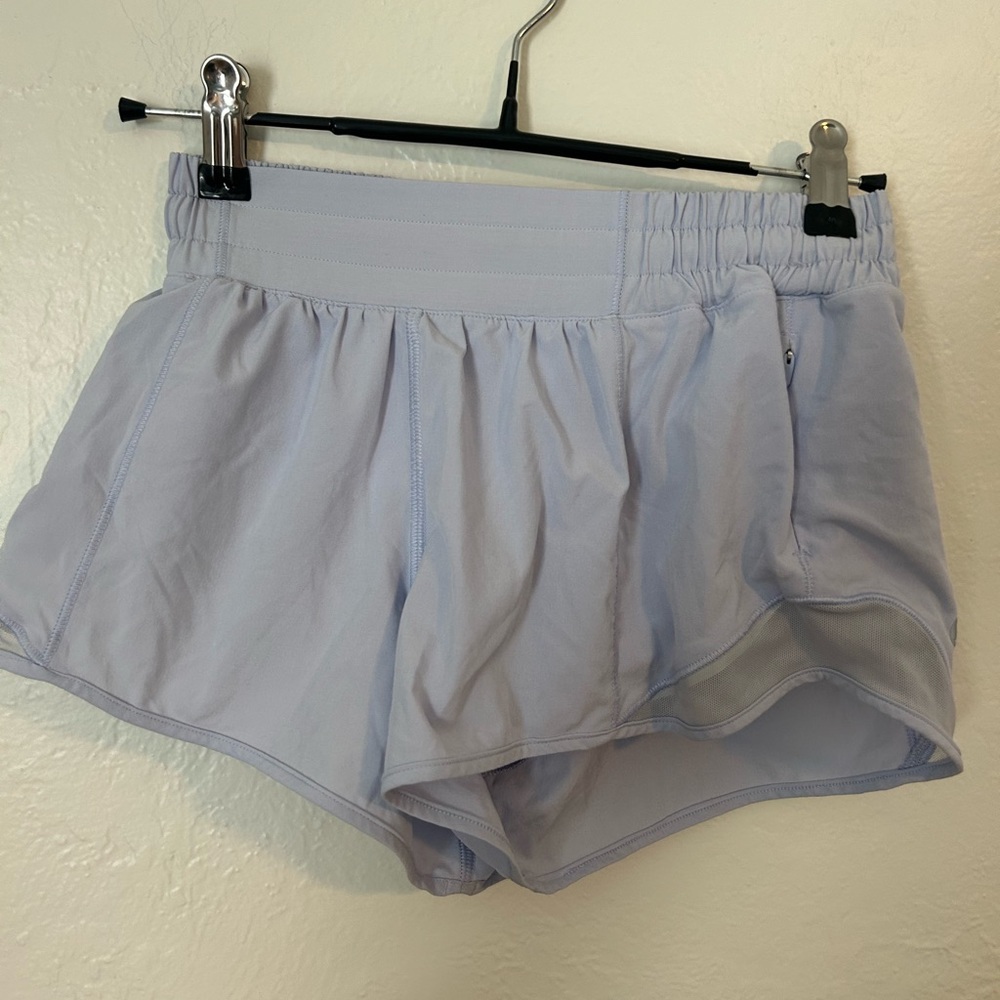 Lululemon hotty hot shorts pastel blue regular